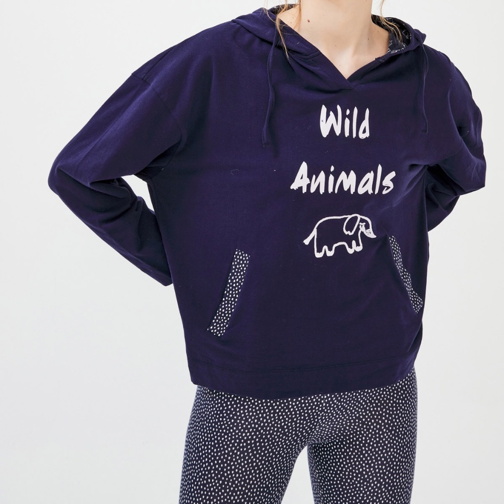 NWT Cotton Loungewear Set with Hoodie